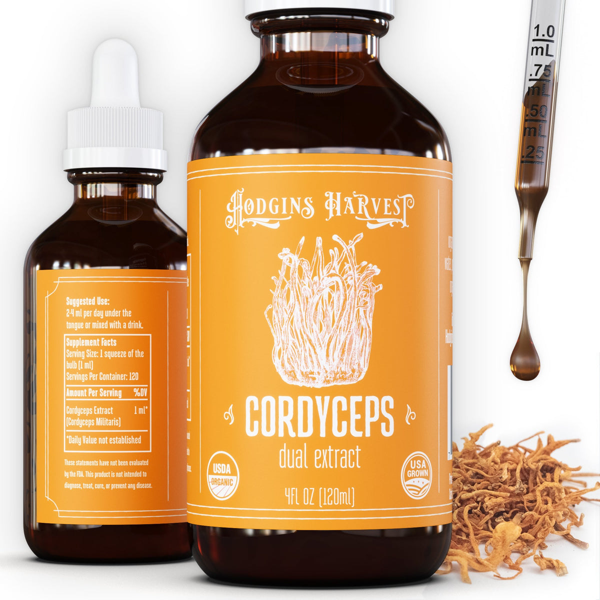 Hodgins Harvest Cordyceps Dual Extract Tincture