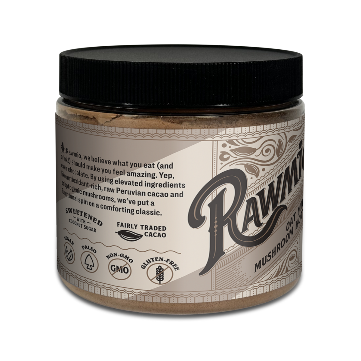 Rawmio Oat Milk Mushroom Hot Chocolate