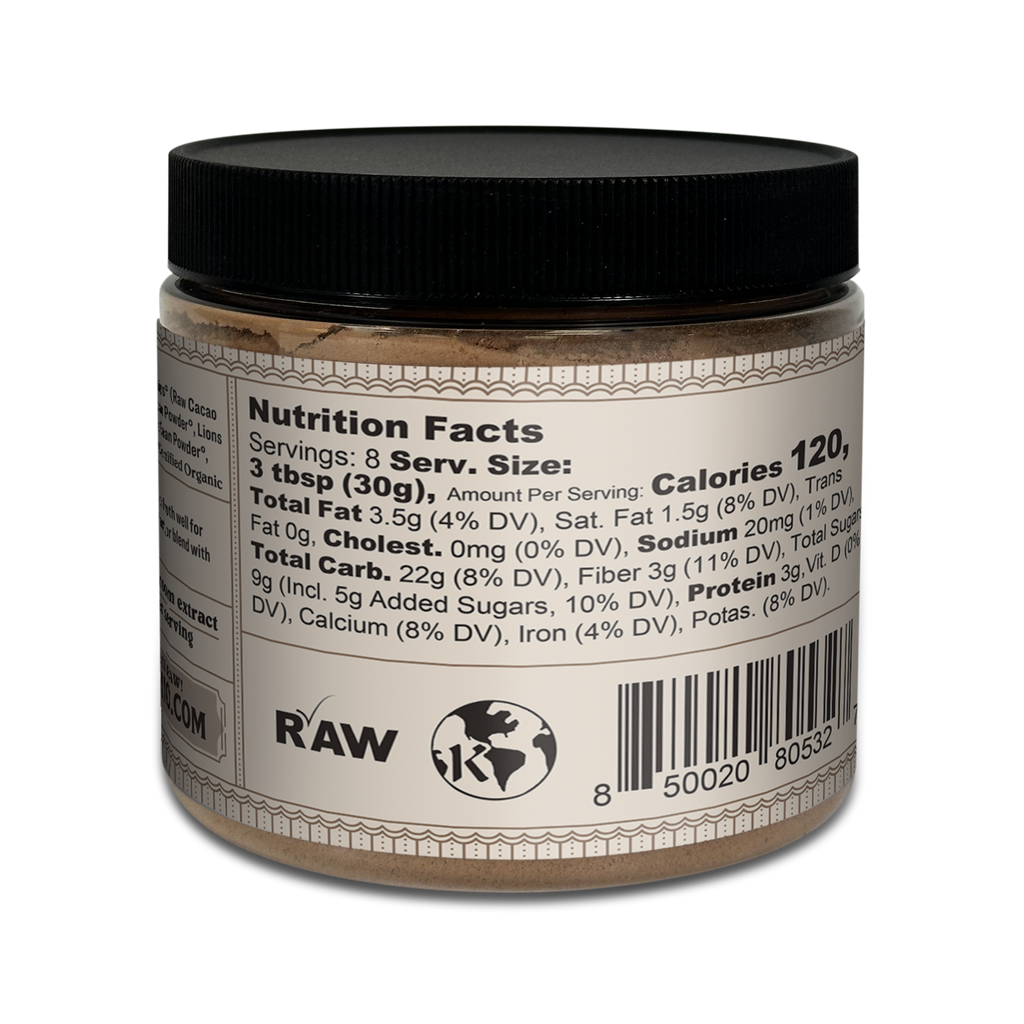 Rawmio Oat Milk Mushroom Hot Chocolate
