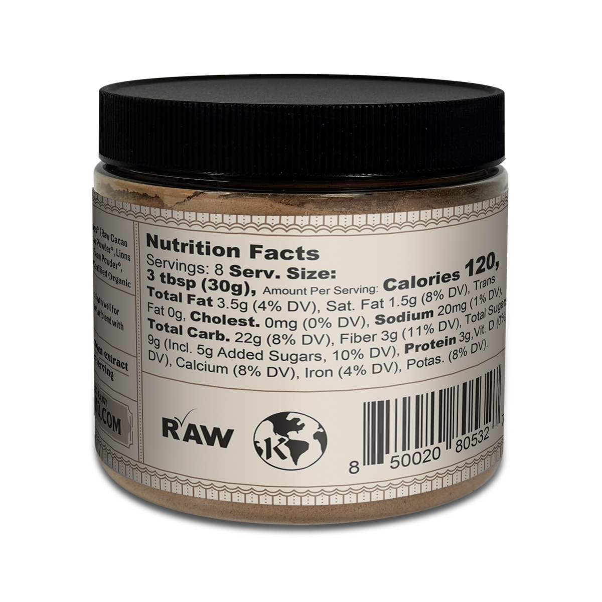Rawmio Oat Milk Mushroom Hot Chocolate