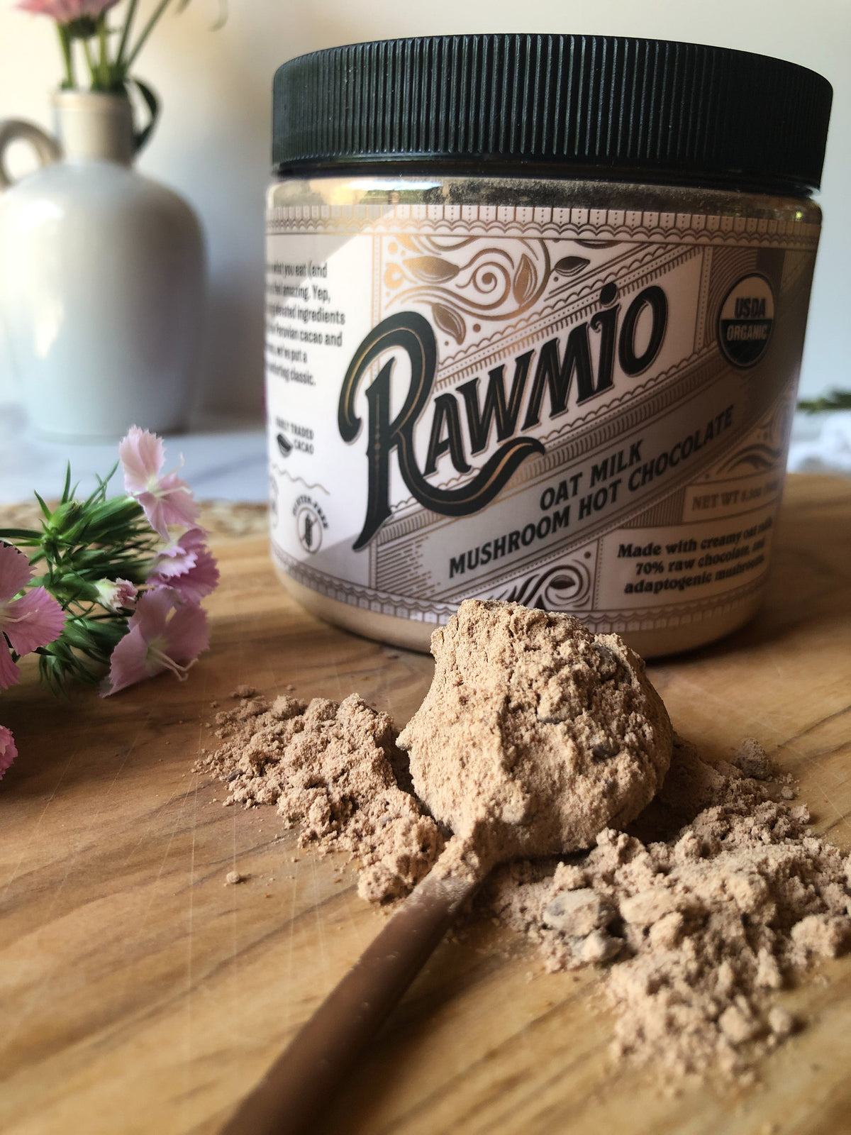 Rawmio Oat Milk Mushroom Hot Chocolate